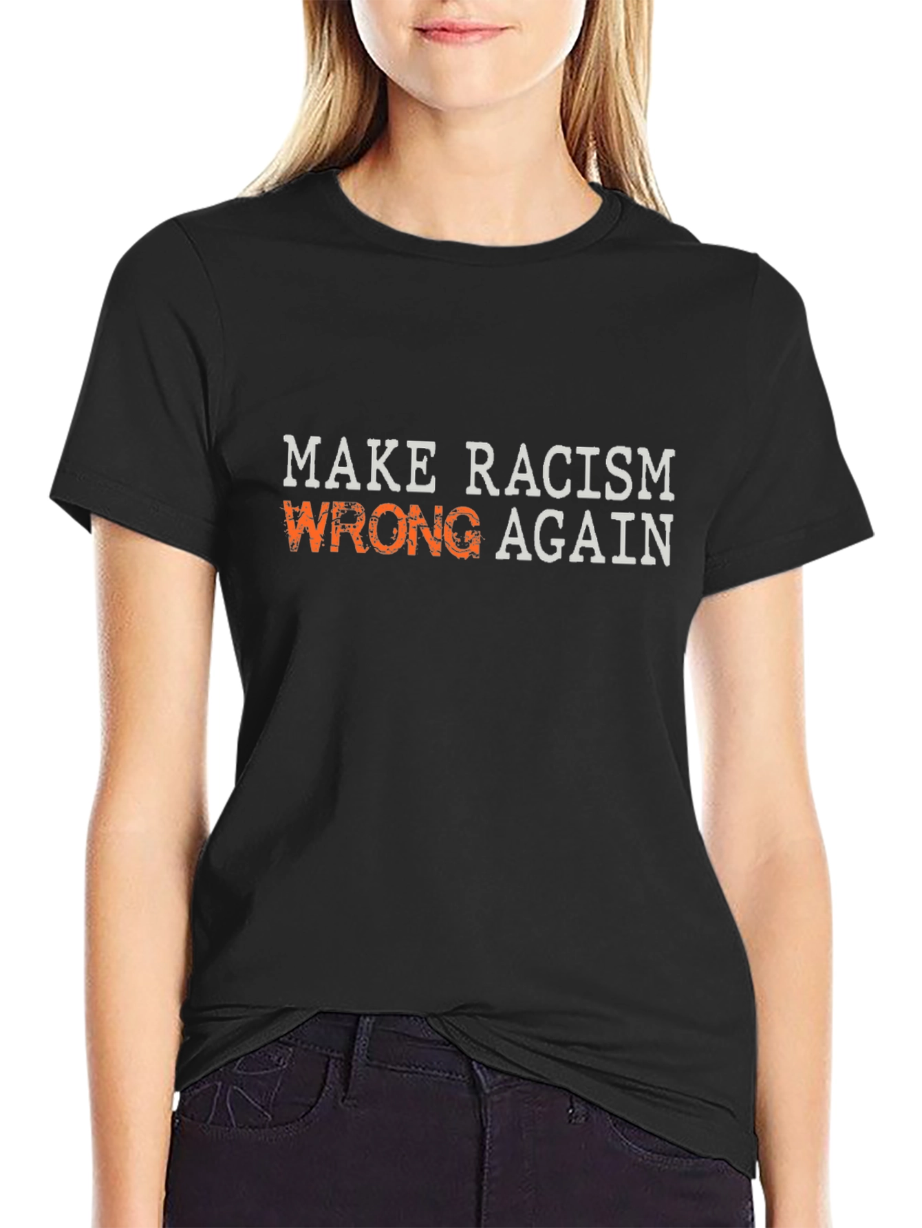 Make Racism Wrong Again Graphic T-Shirt