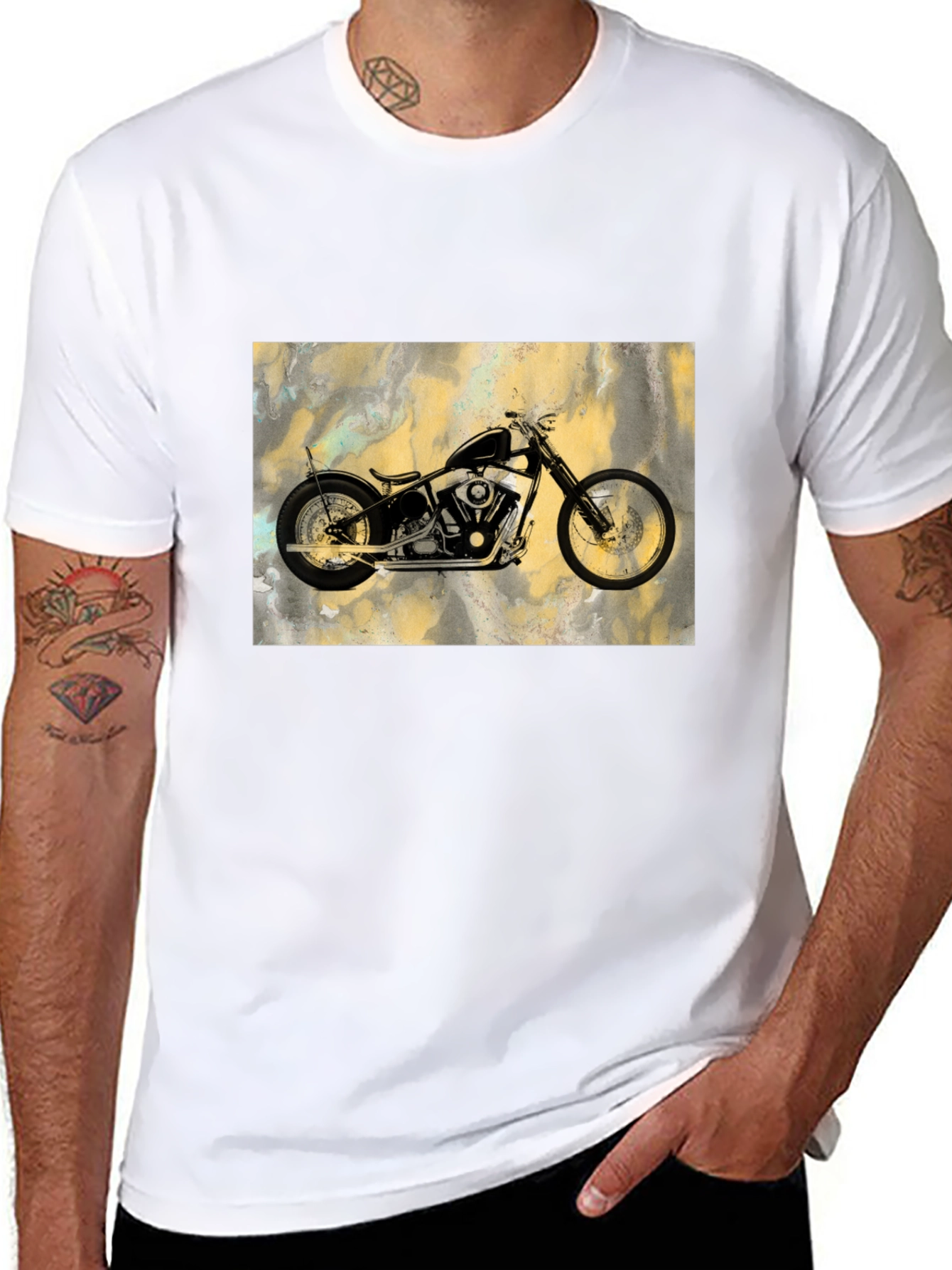 Motorcycle Graphic Tee - Ride in Style!