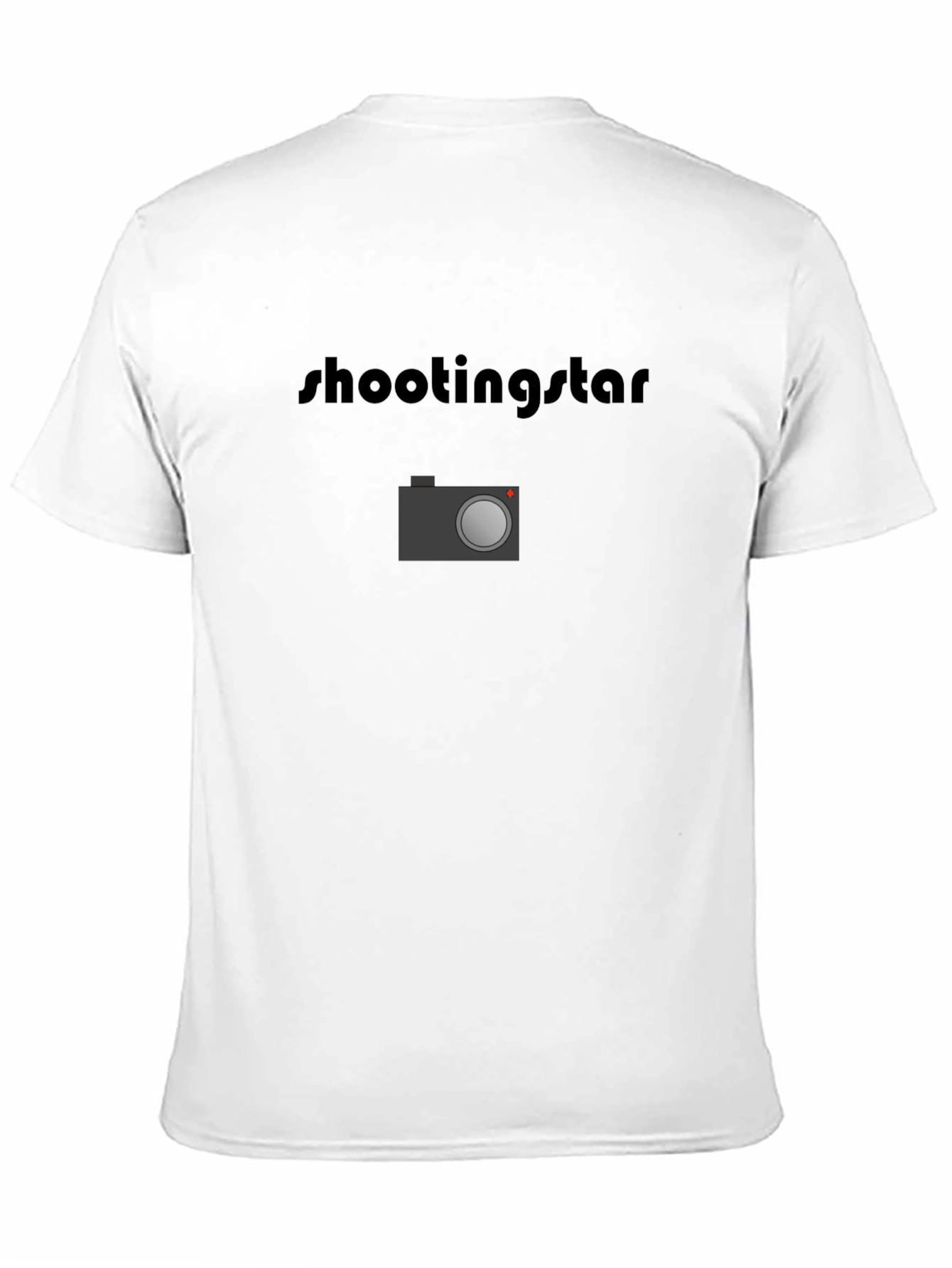 Shooting Star Camera Black T-Shirt