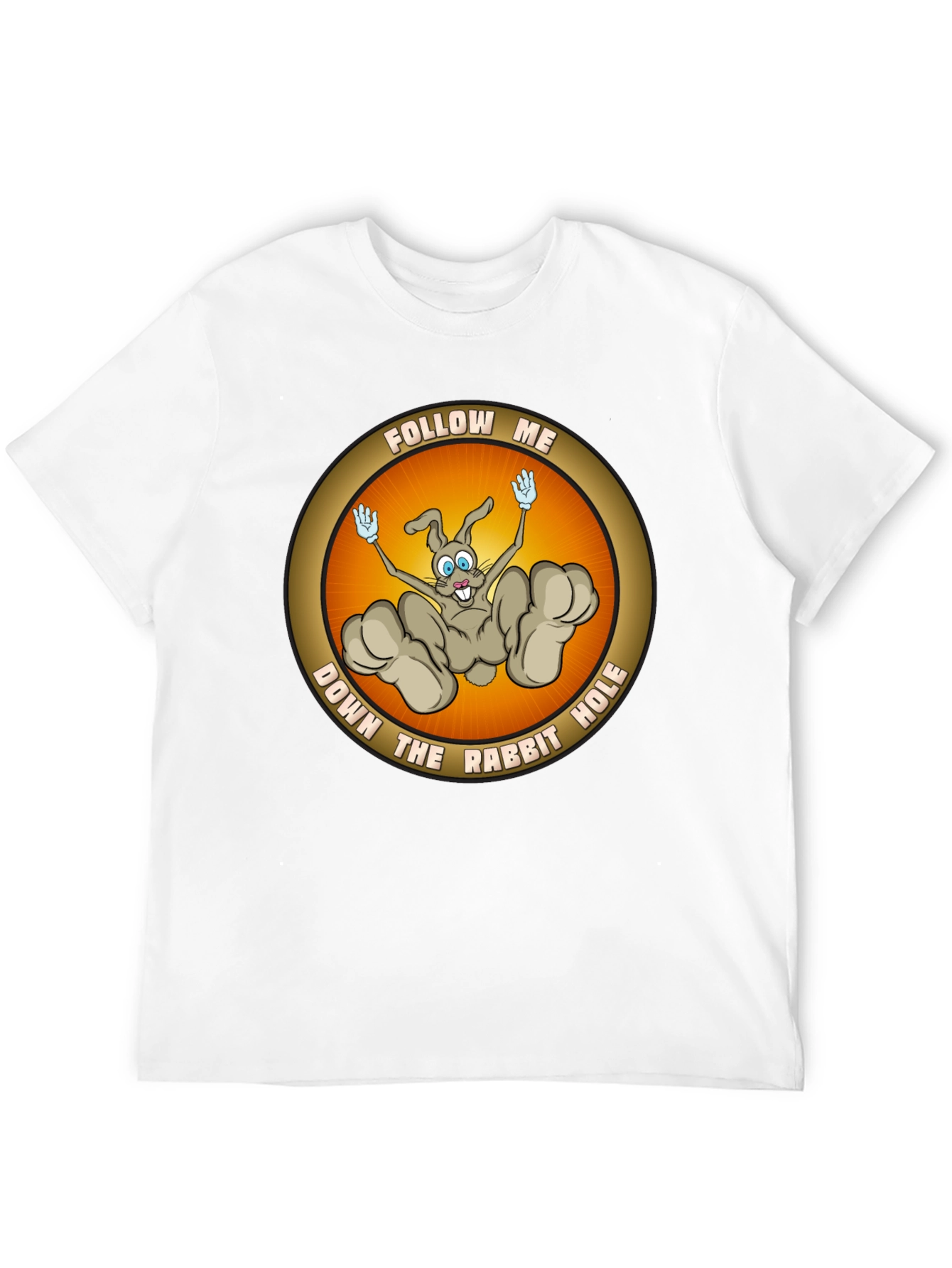 Follow Me Rabbit Hole Graphic T-Shirt