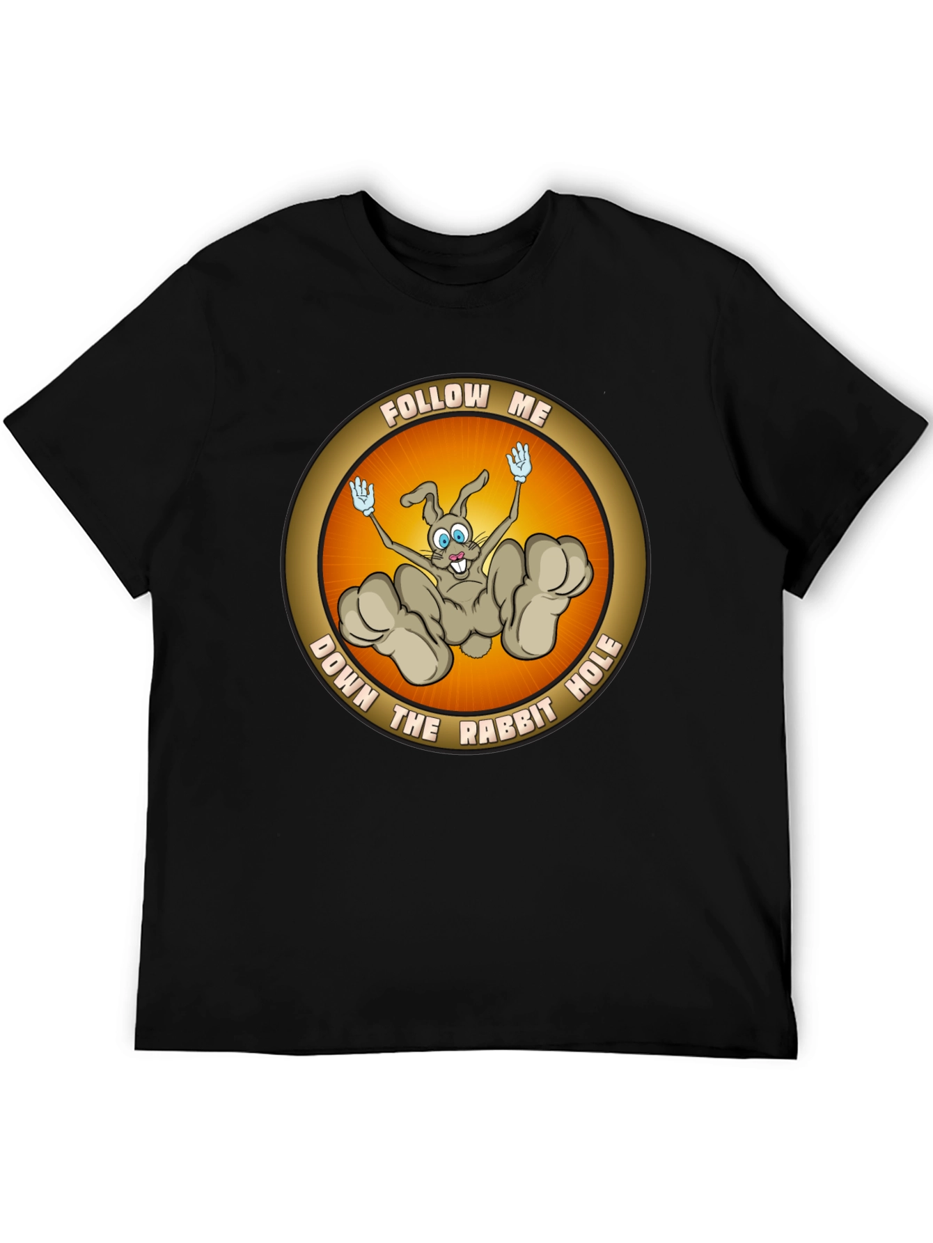 Follow Me Rabbit Hole Graphic T-Shirt