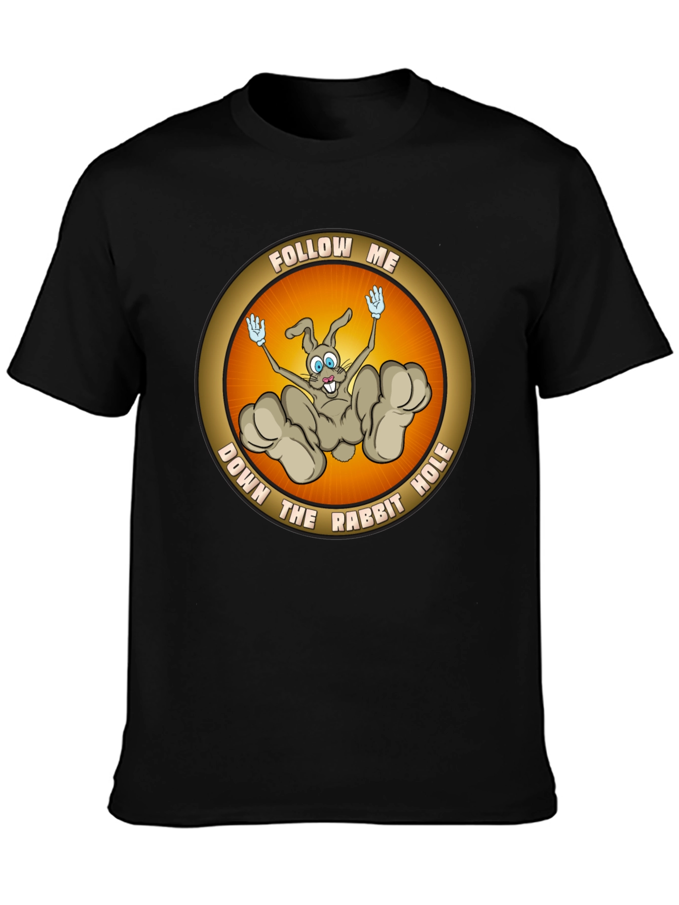 Follow Me Rabbit Hole Graphic T-Shirt