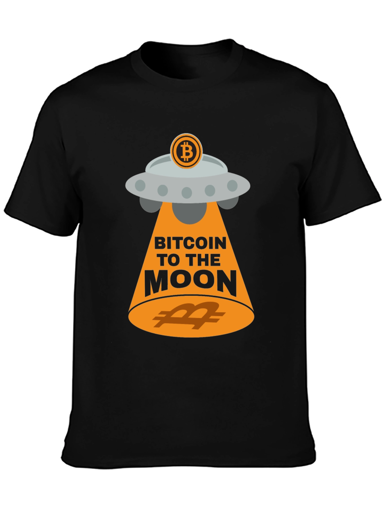 Bitcoin to the Moon Graphic T-Shirt