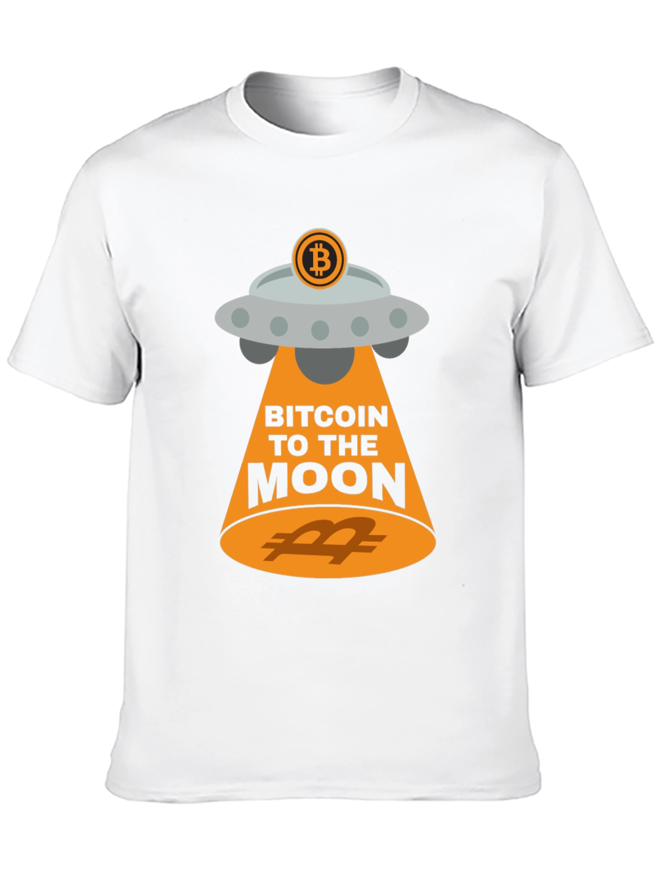 Bitcoin to the Moon Graphic T-Shirt