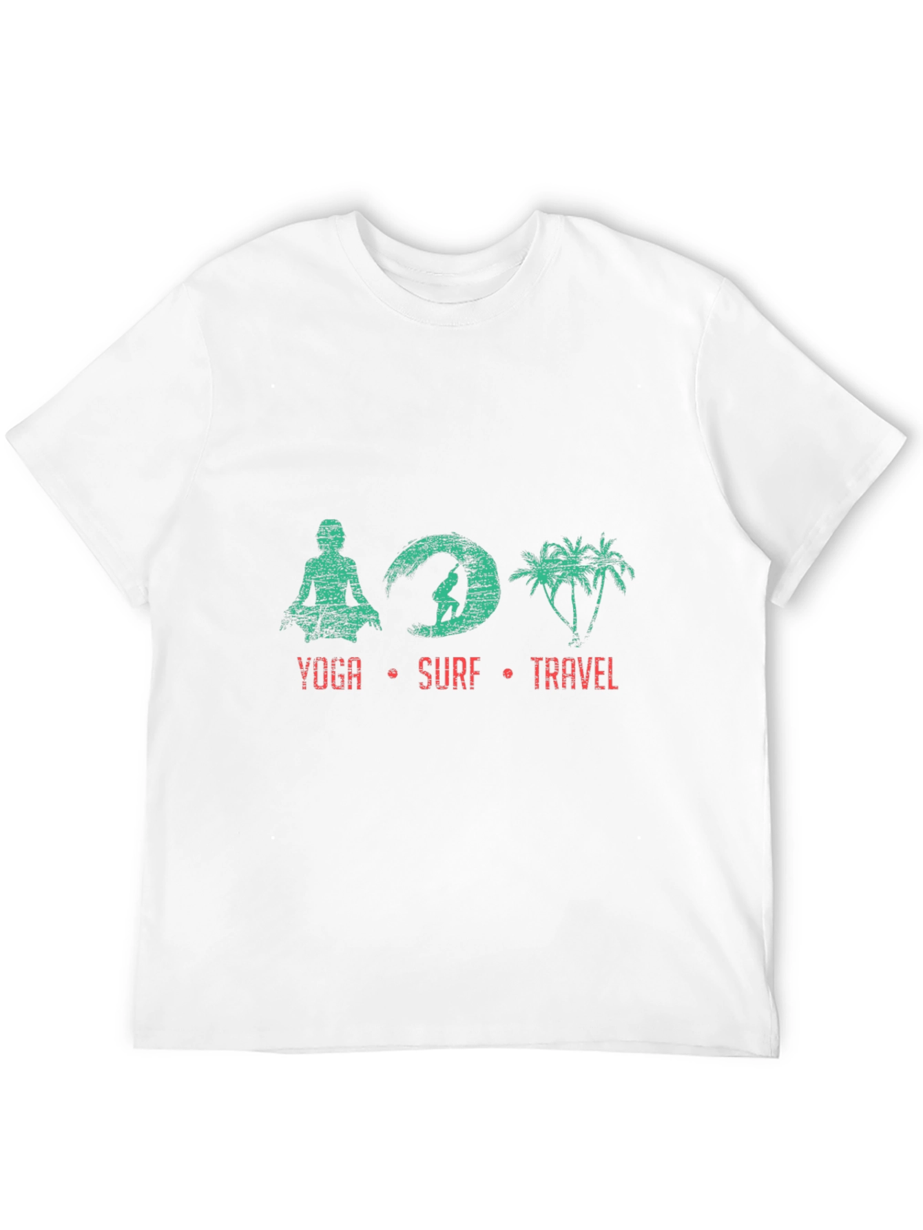 Yoga Surf Travel T-Shirt - Black Tee