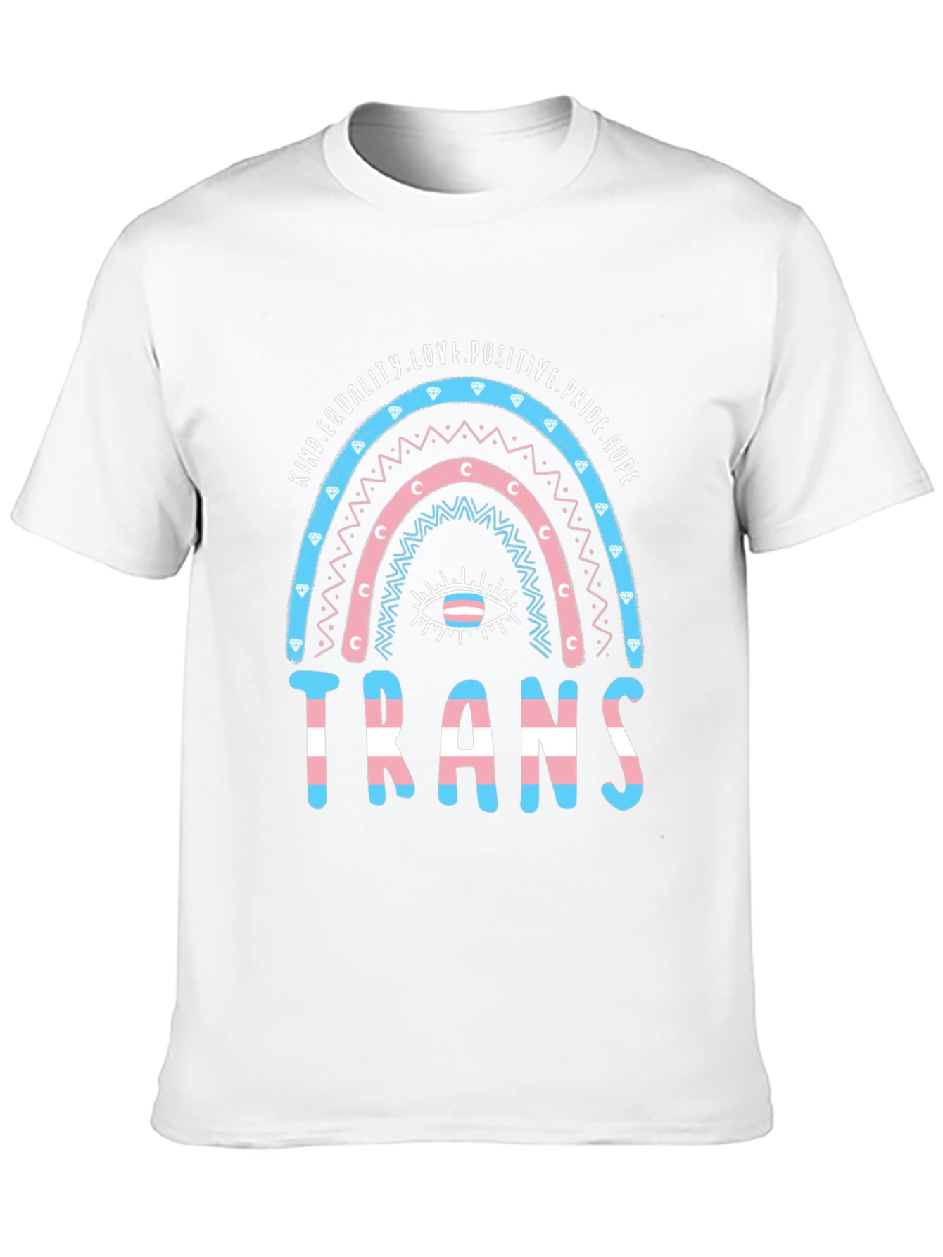 Trans Pride Rainbow Graphic T-Shirt