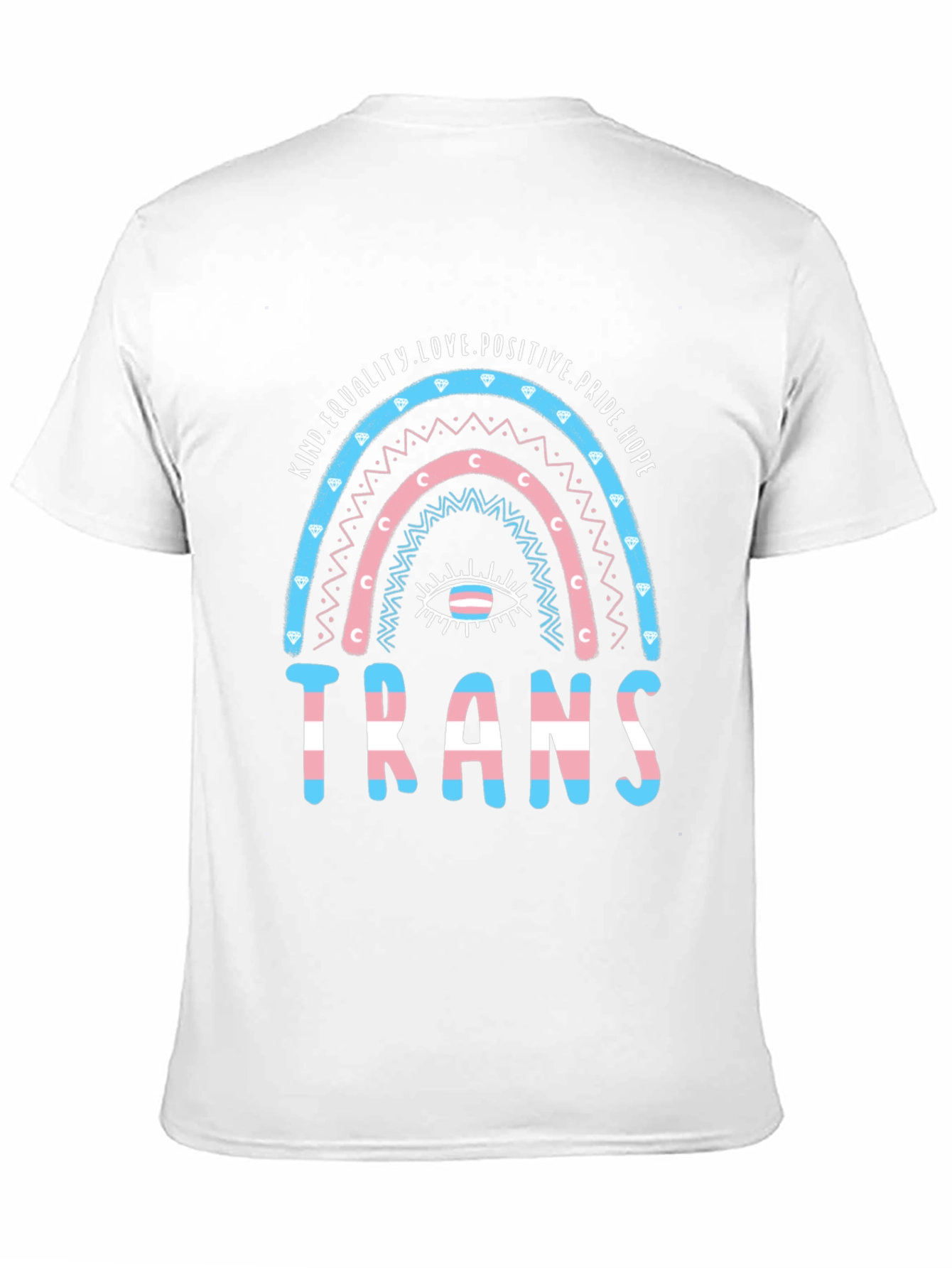 Trans Pride Rainbow Graphic T-Shirt