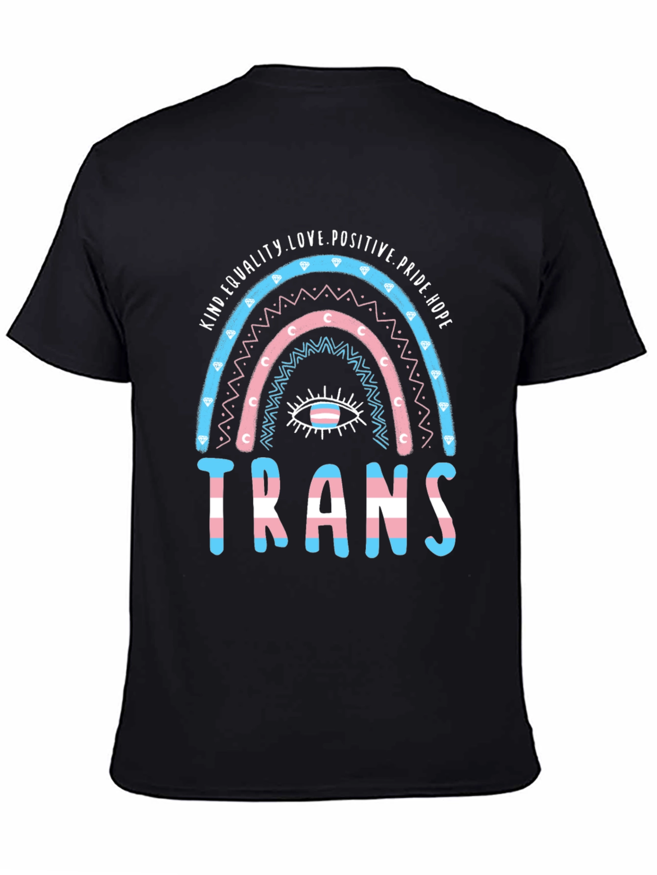 Trans Pride Rainbow Graphic T-Shirt