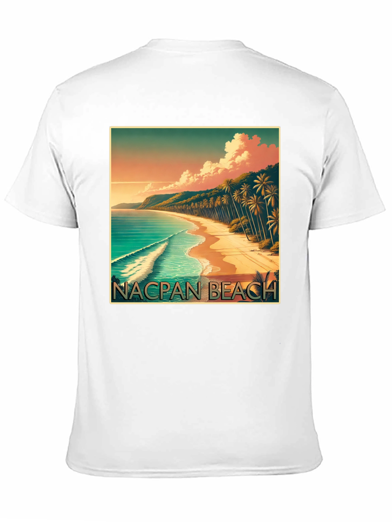 Nacpan Beach Graphic Tee - Island Vibes