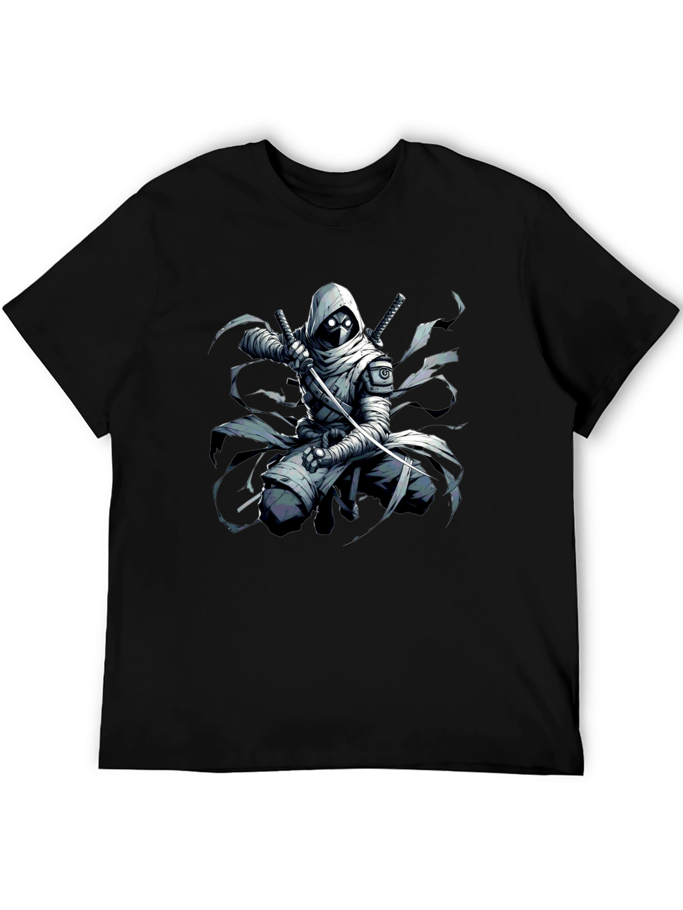 Urban Ninja Graphic Tee - Mens Black T-Shirt