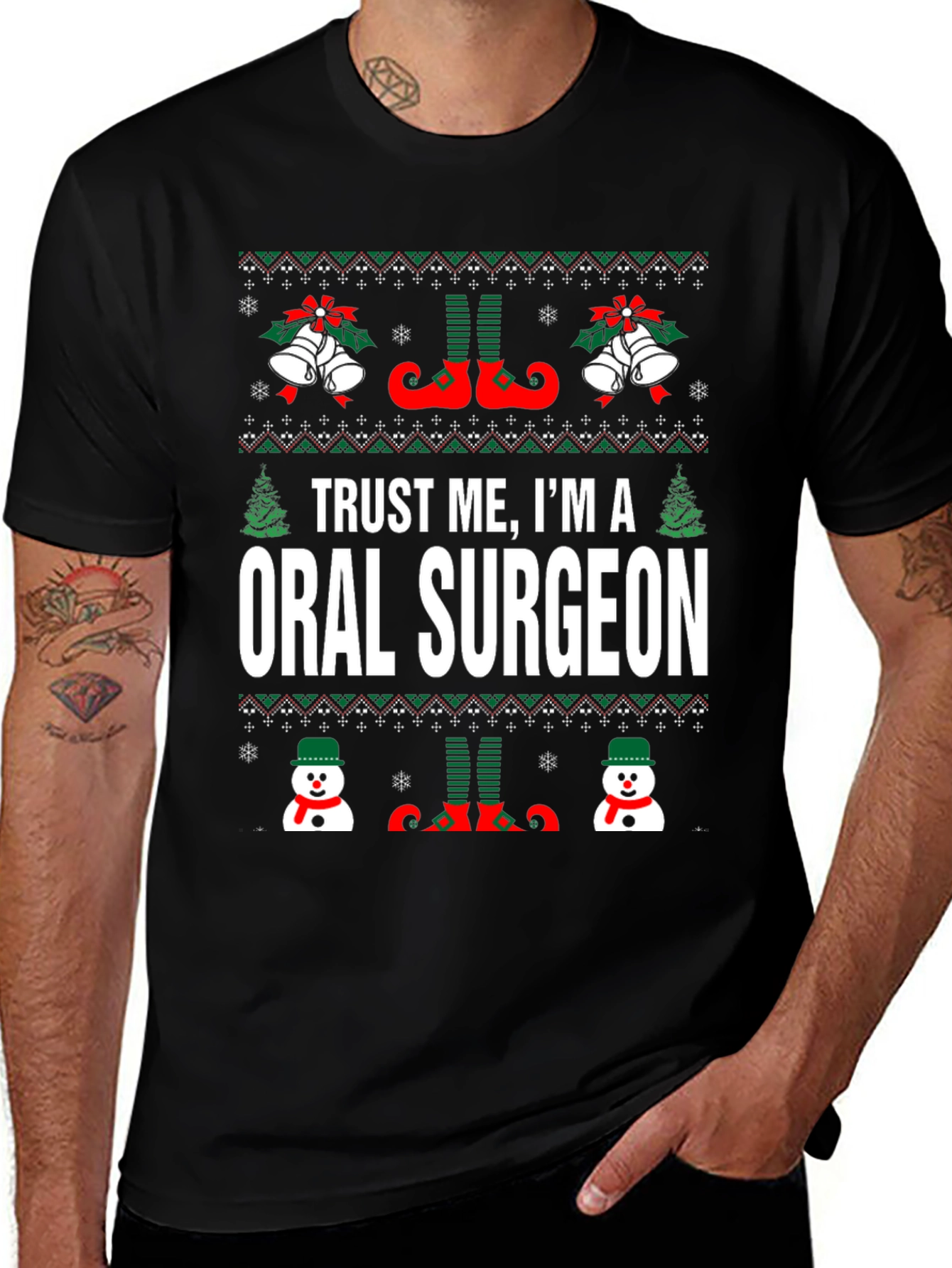 Trust Me Im An Oral Surgeon Christmas T-Shirt