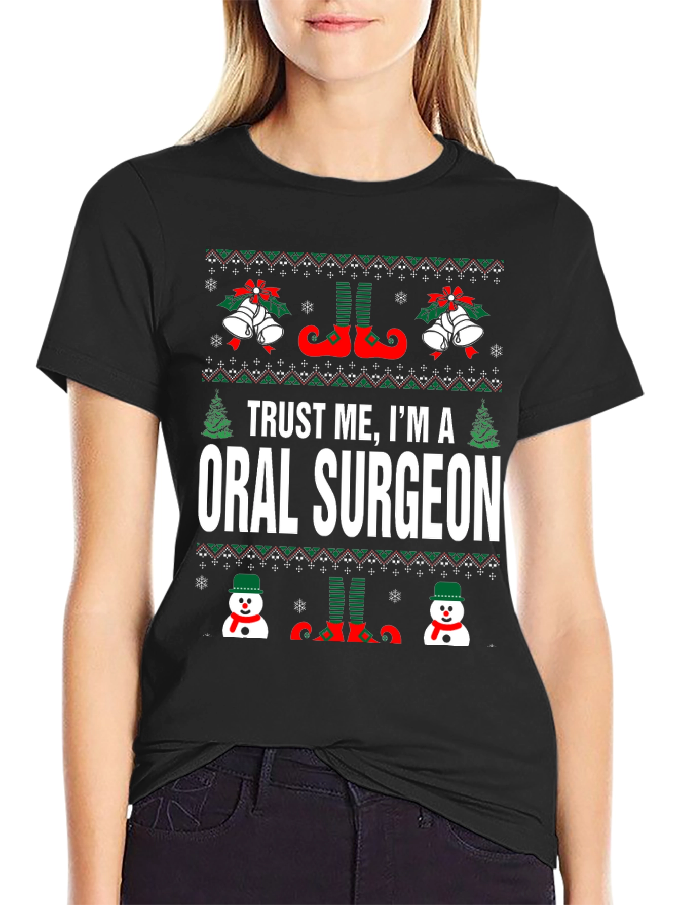 Trust Me Im An Oral Surgeon Christmas T-Shirt