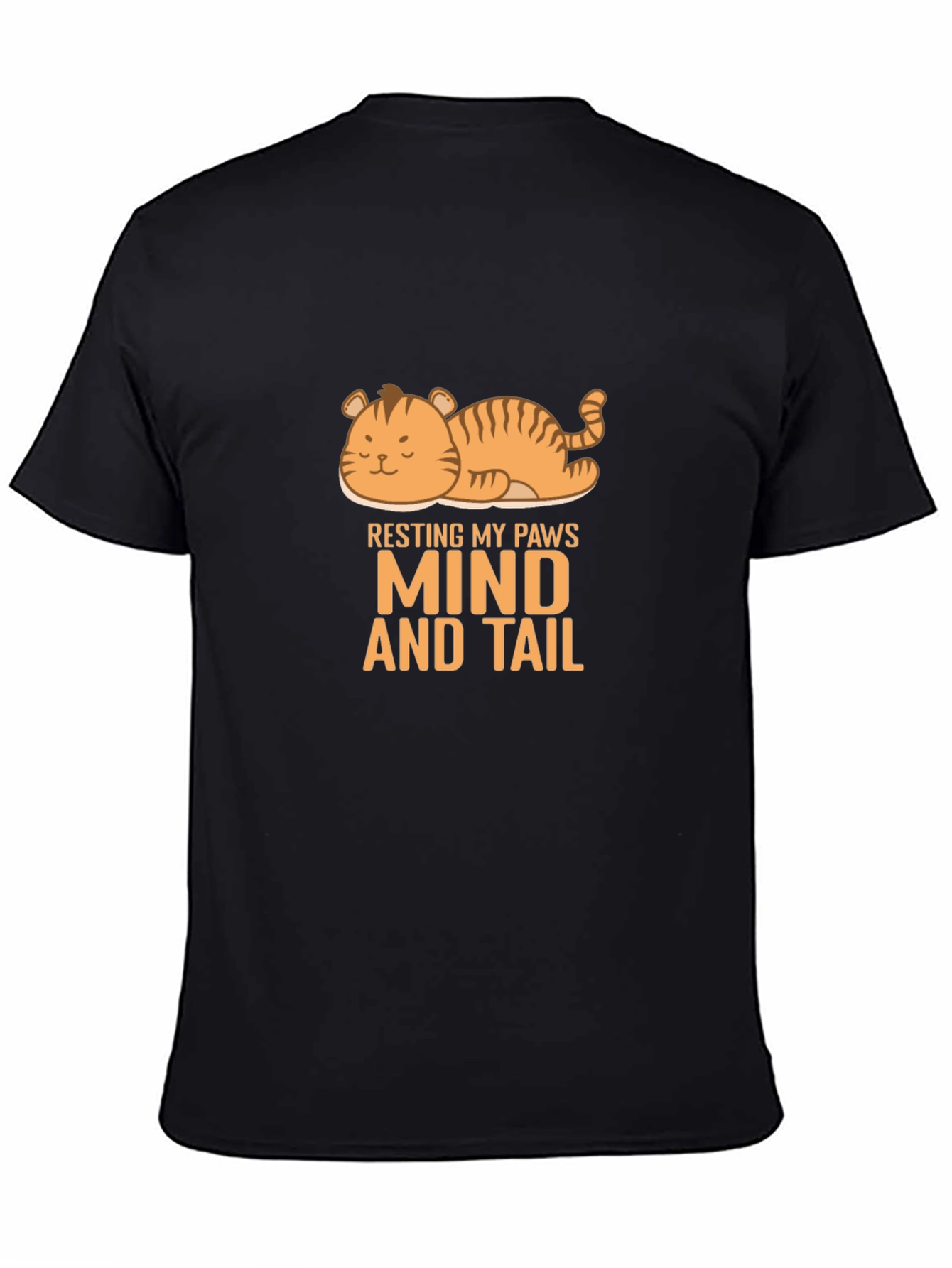 Resting Paws Cat Graphic T-Shirt