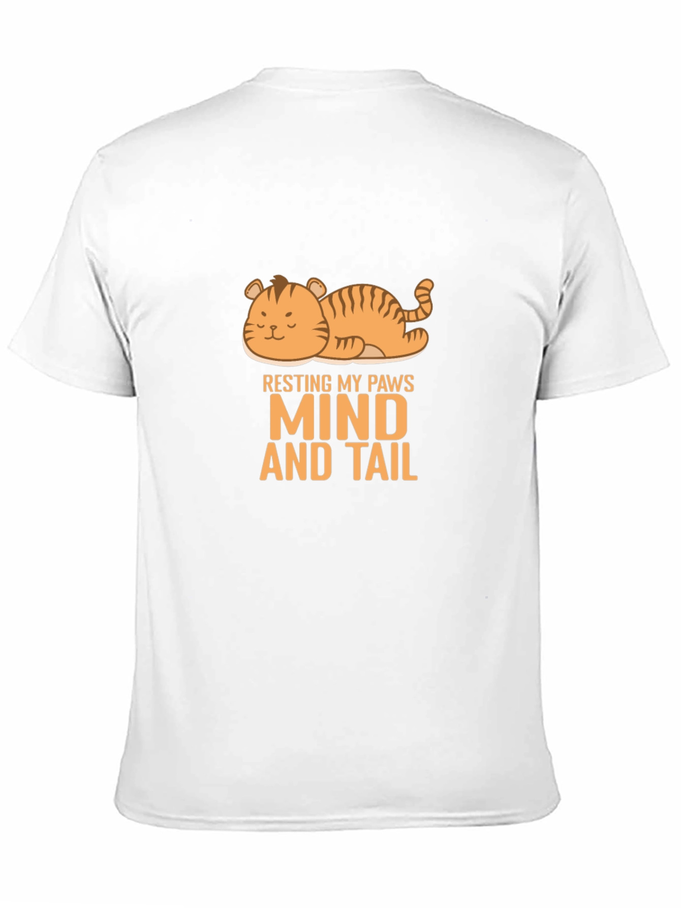 Resting Paws Cat Graphic T-Shirt