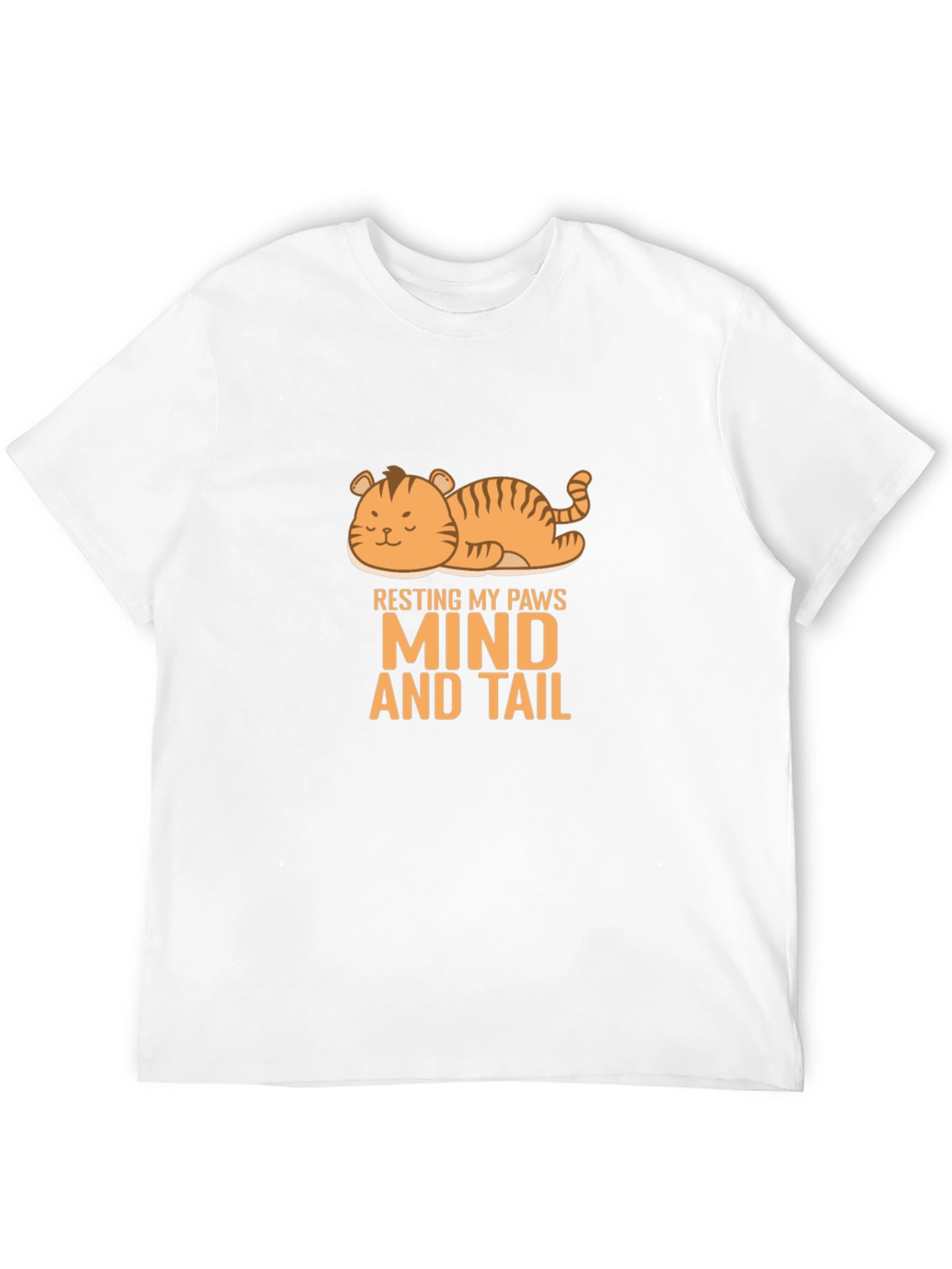 Resting Paws Cat Graphic T-Shirt