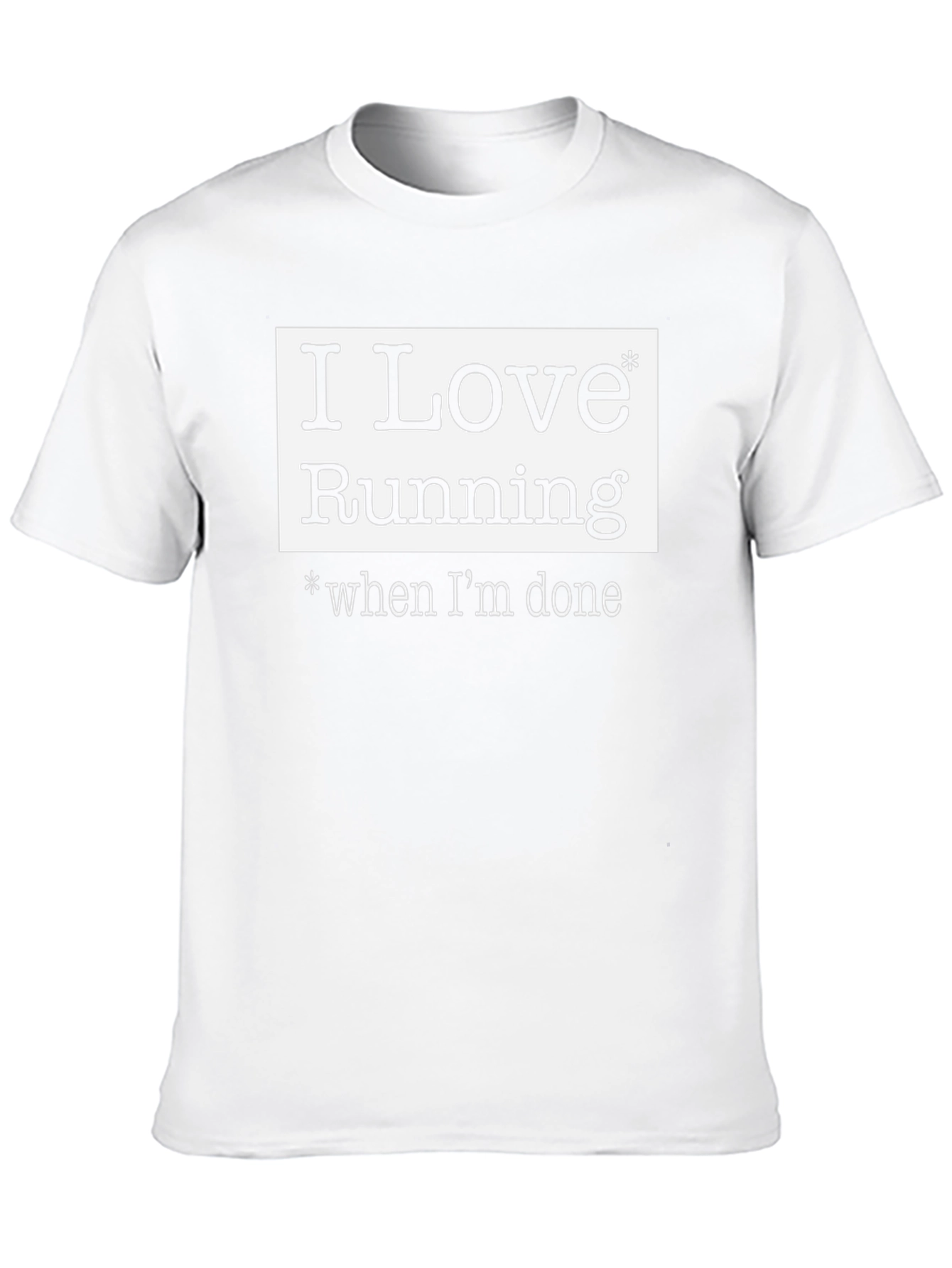 I Love Running Funny T-Shirt