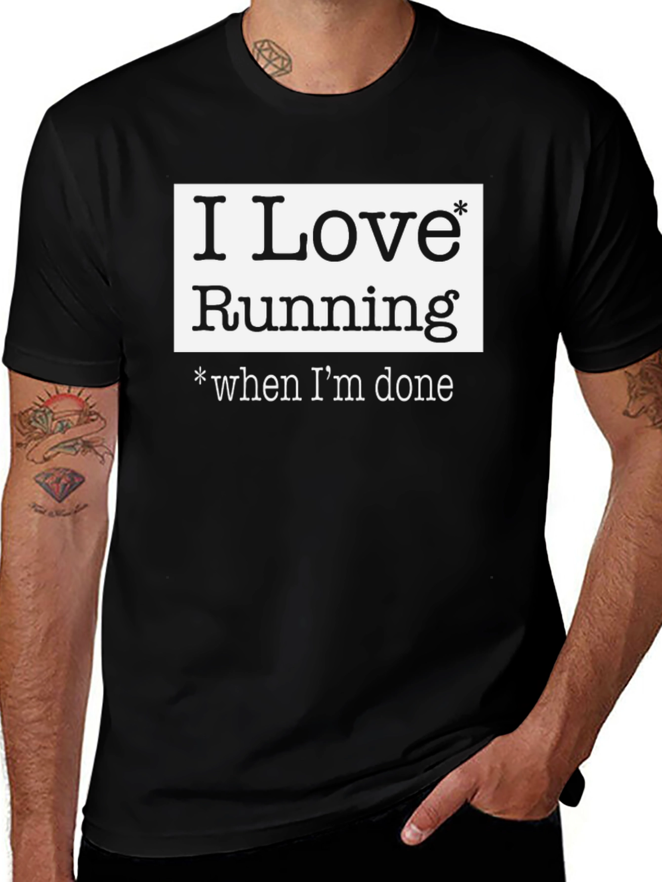 I Love Running Funny T-Shirt