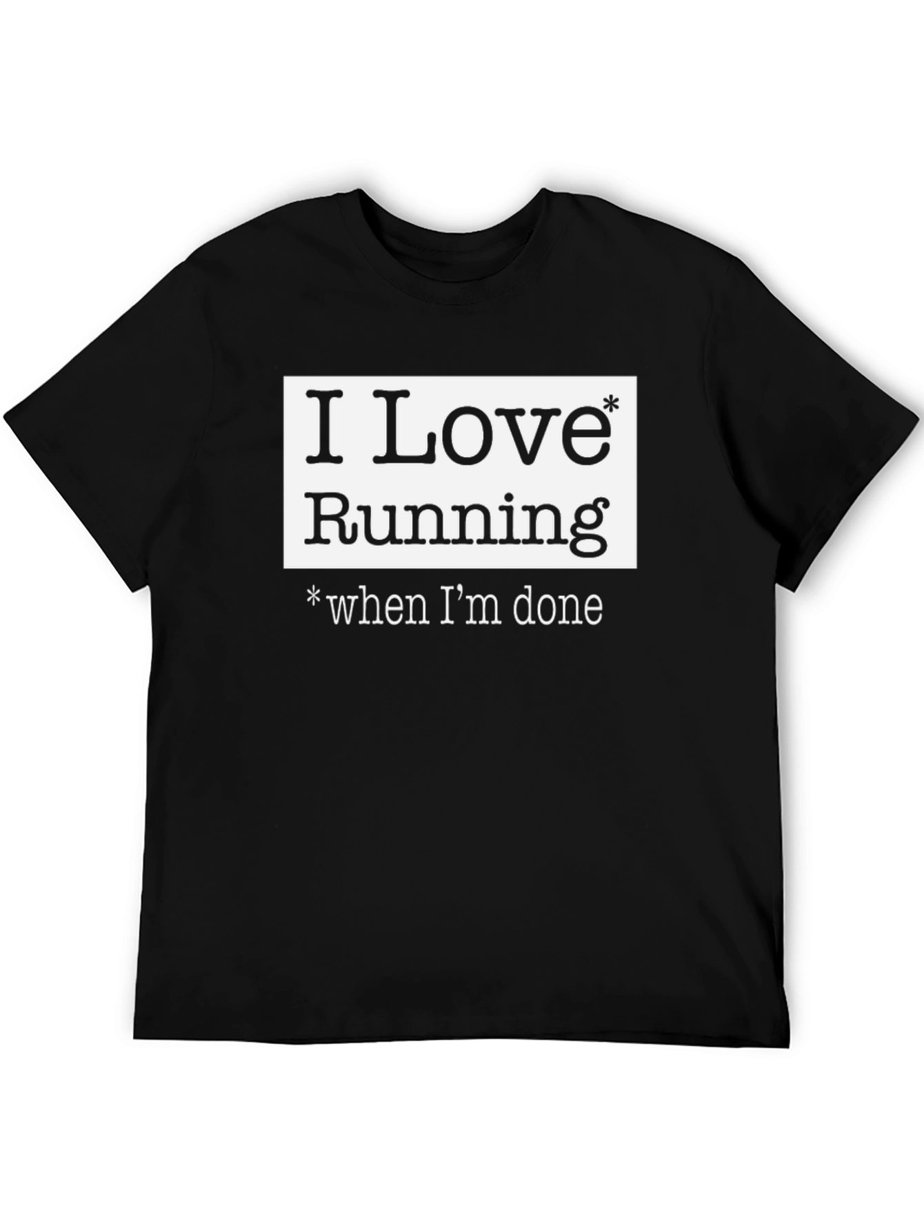 I Love Running Funny T-Shirt
