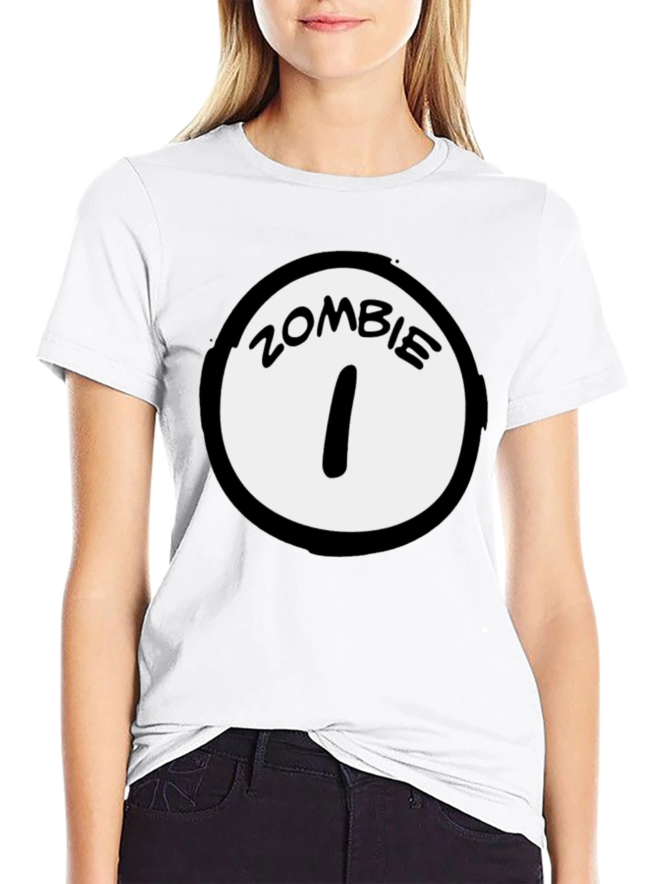 Zombie 1 Graphic Black T-Shirt
