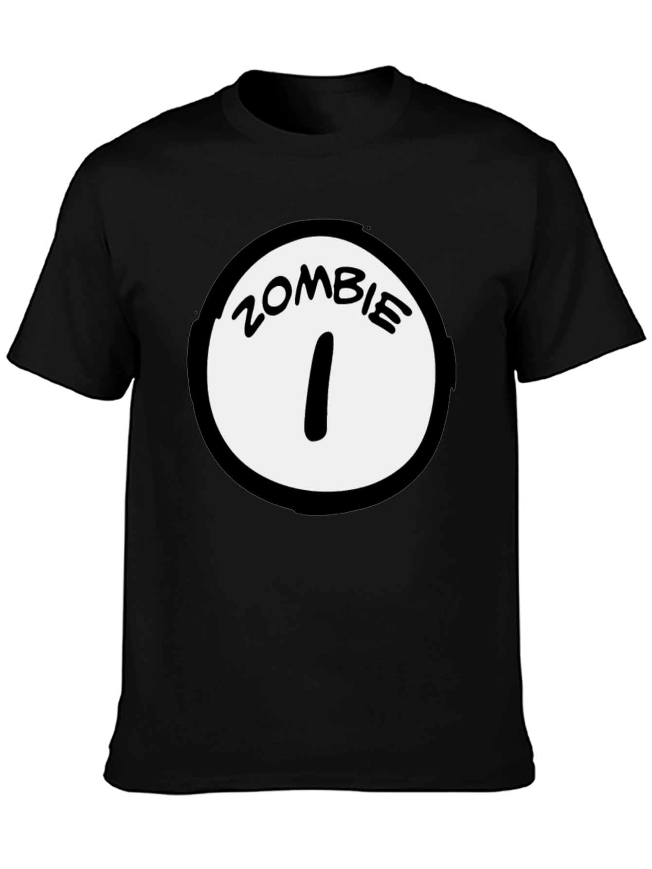 Zombie 1 Graphic Black T-Shirt