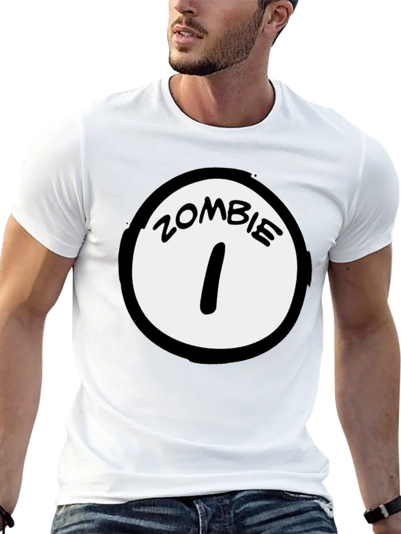 Zombie 1 Graphic Black T-Shirt