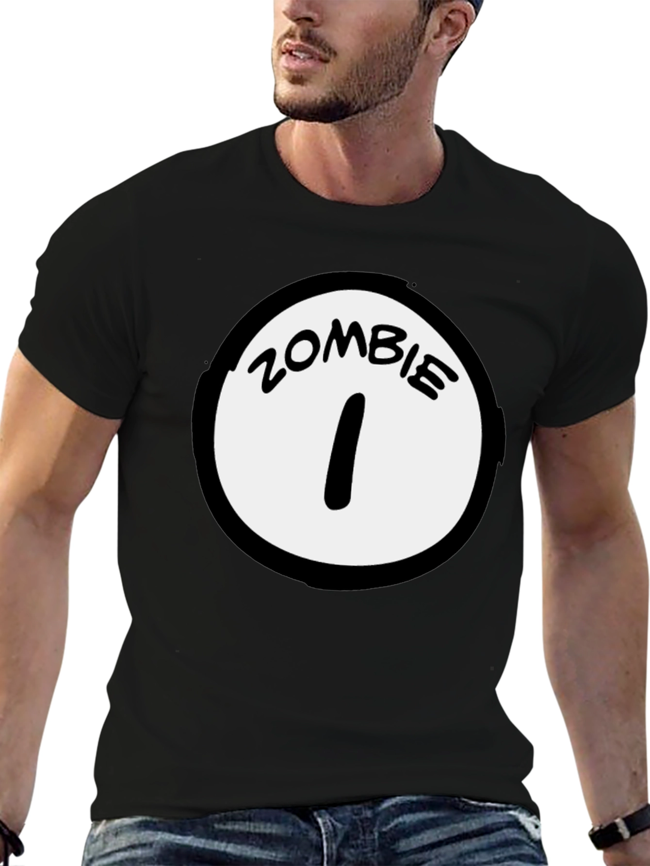 Zombie 1 Graphic Black T-Shirt