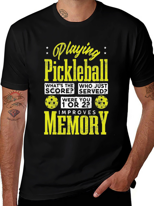 Pickleball Memory T-Shirt - Funny Sports Tee