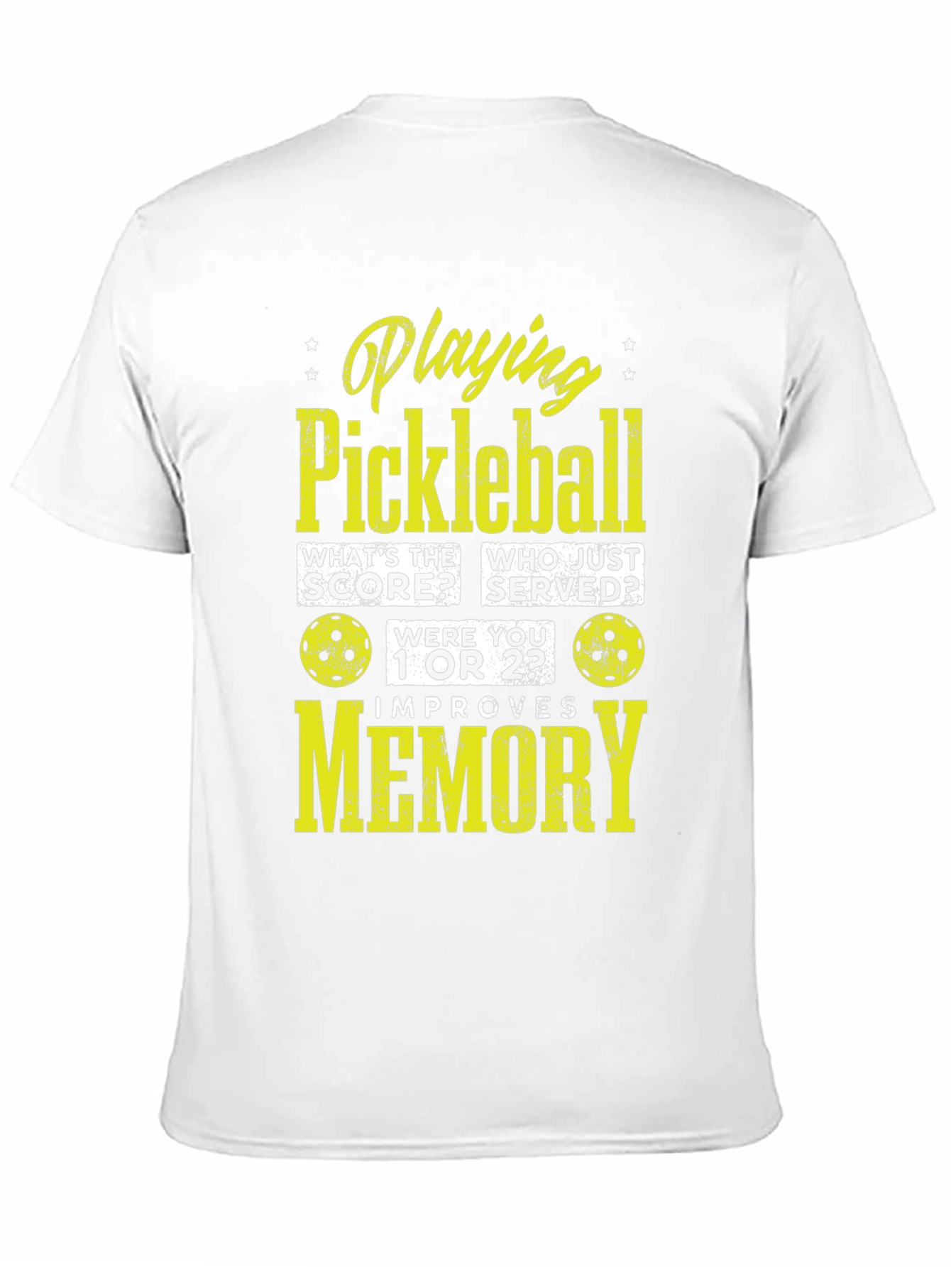 Pickleball Memory T-Shirt - Funny Sports Tee