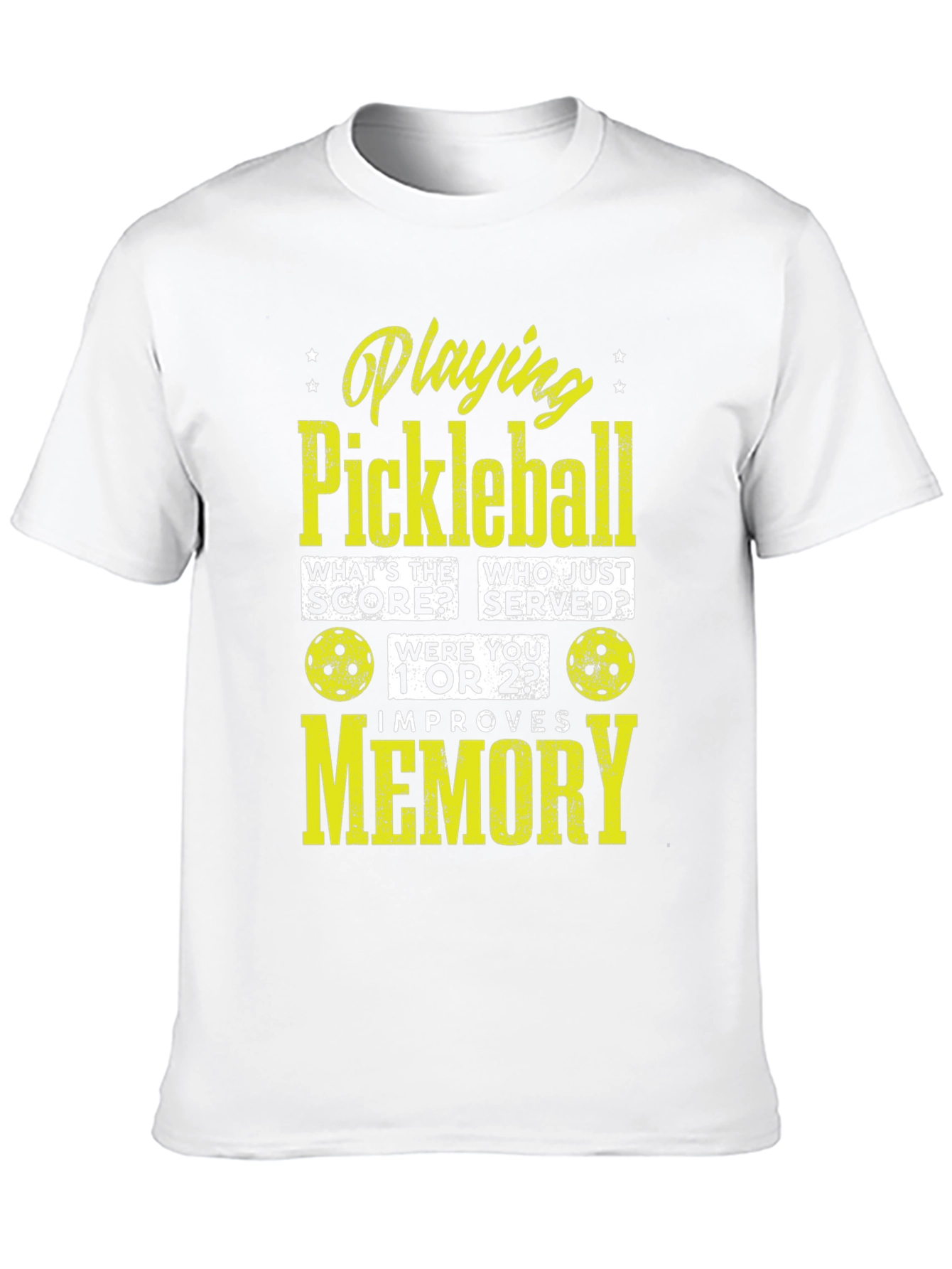 Pickleball Memory T-Shirt - Funny Sports Tee