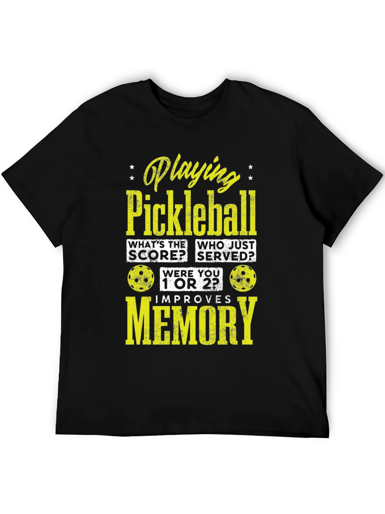 Pickleball Memory T-Shirt - Funny Sports Tee
