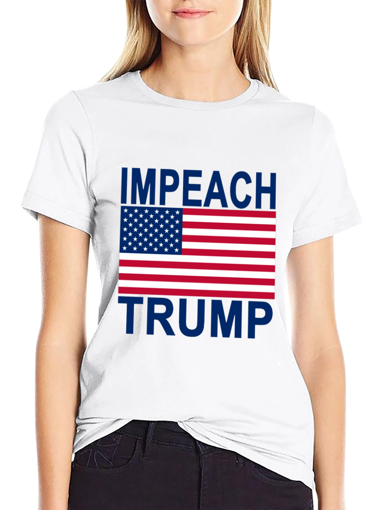 Impeach Trump T-Shirt - Patriotic Protest Tee