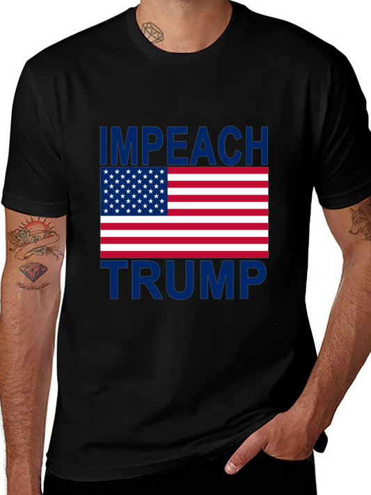 Impeach Trump T-Shirt - Patriotic Protest Tee