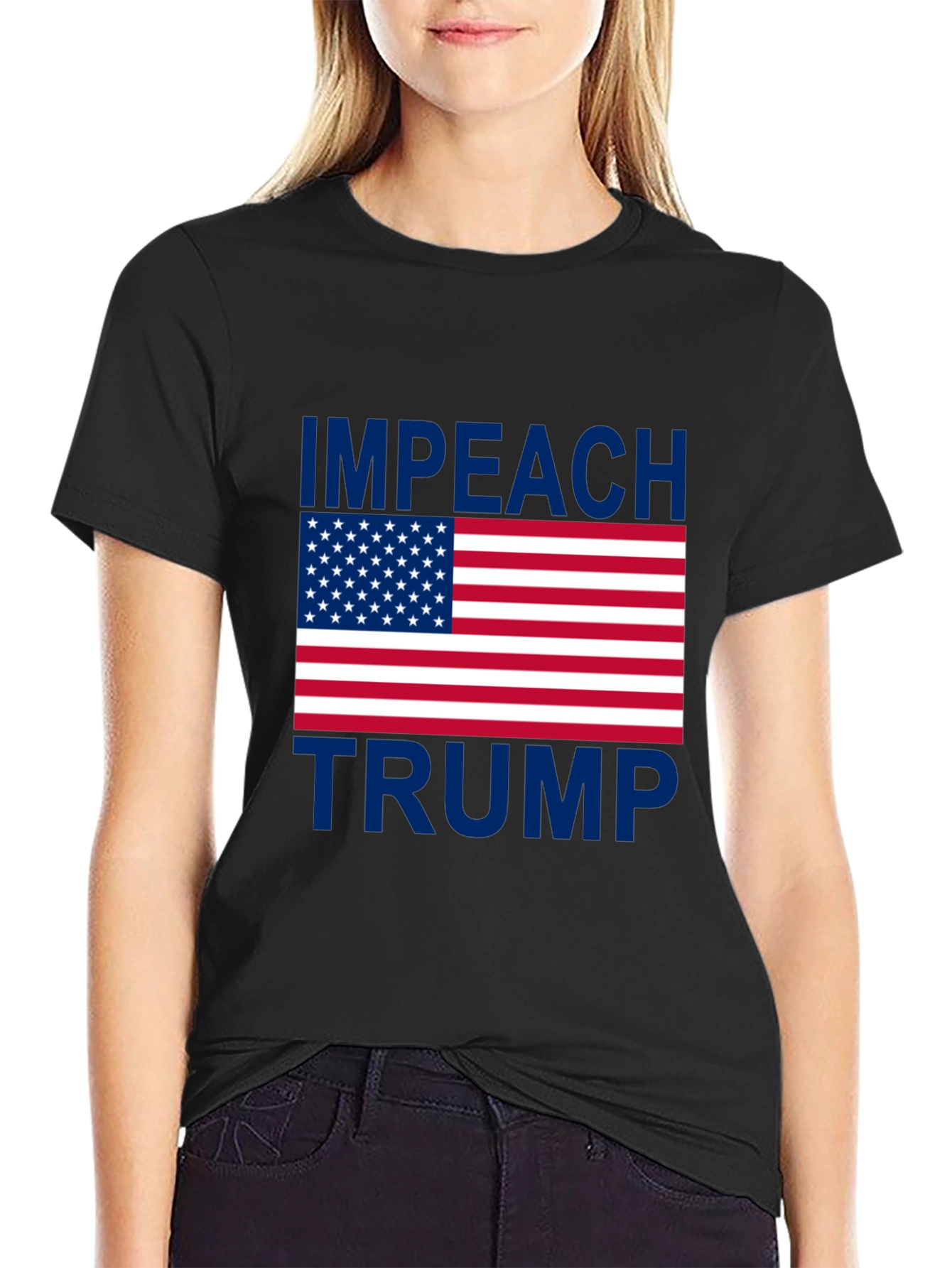 Impeach Trump T-Shirt - Patriotic Protest Tee