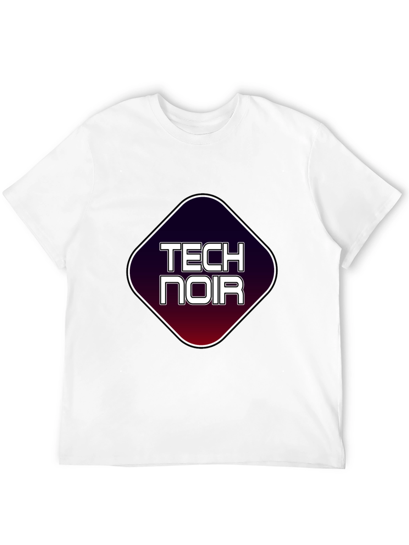 Tech Noir Graphic T-Shirt - Black Tee