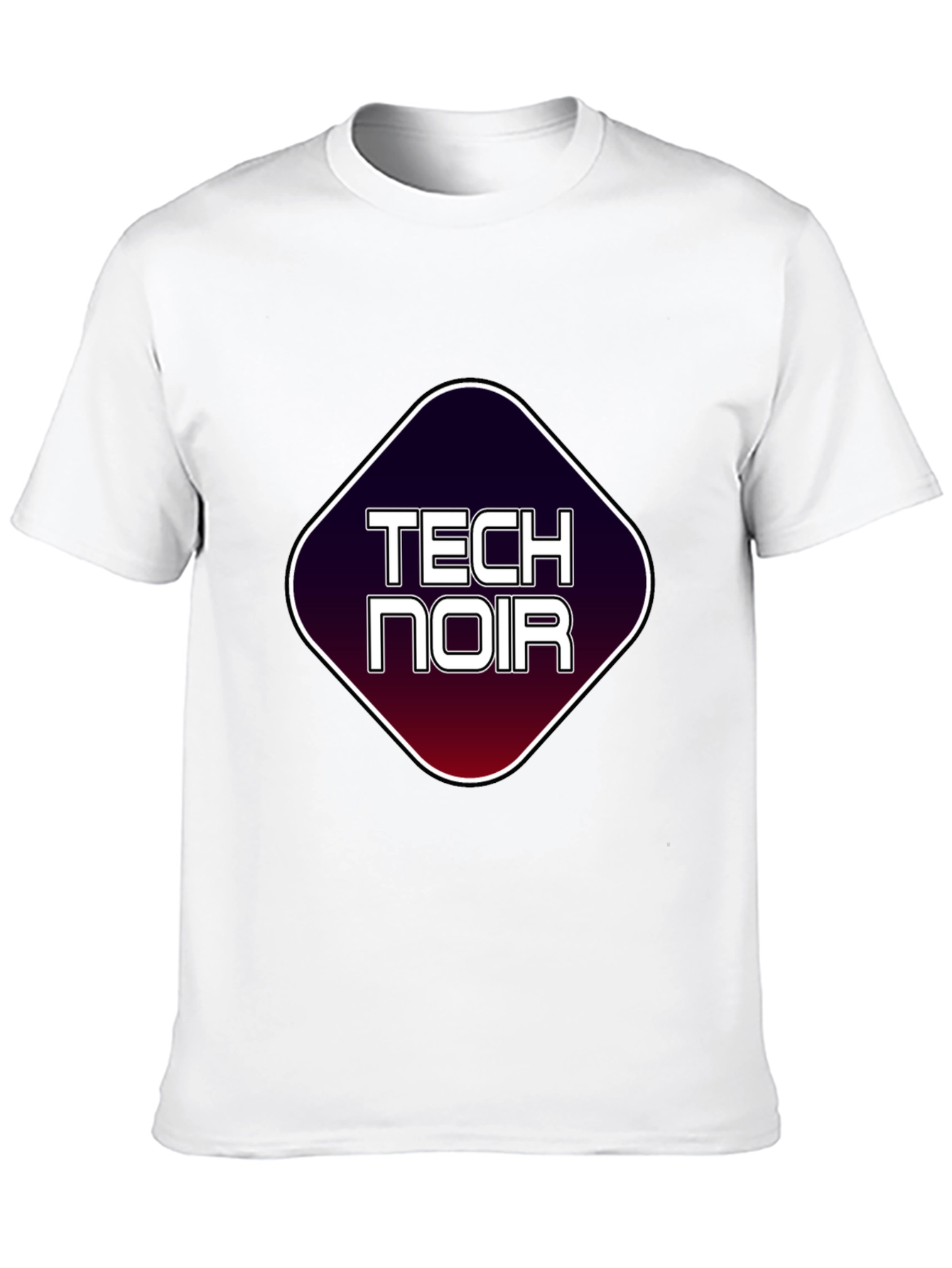 Tech Noir Graphic T-Shirt - Black Tee