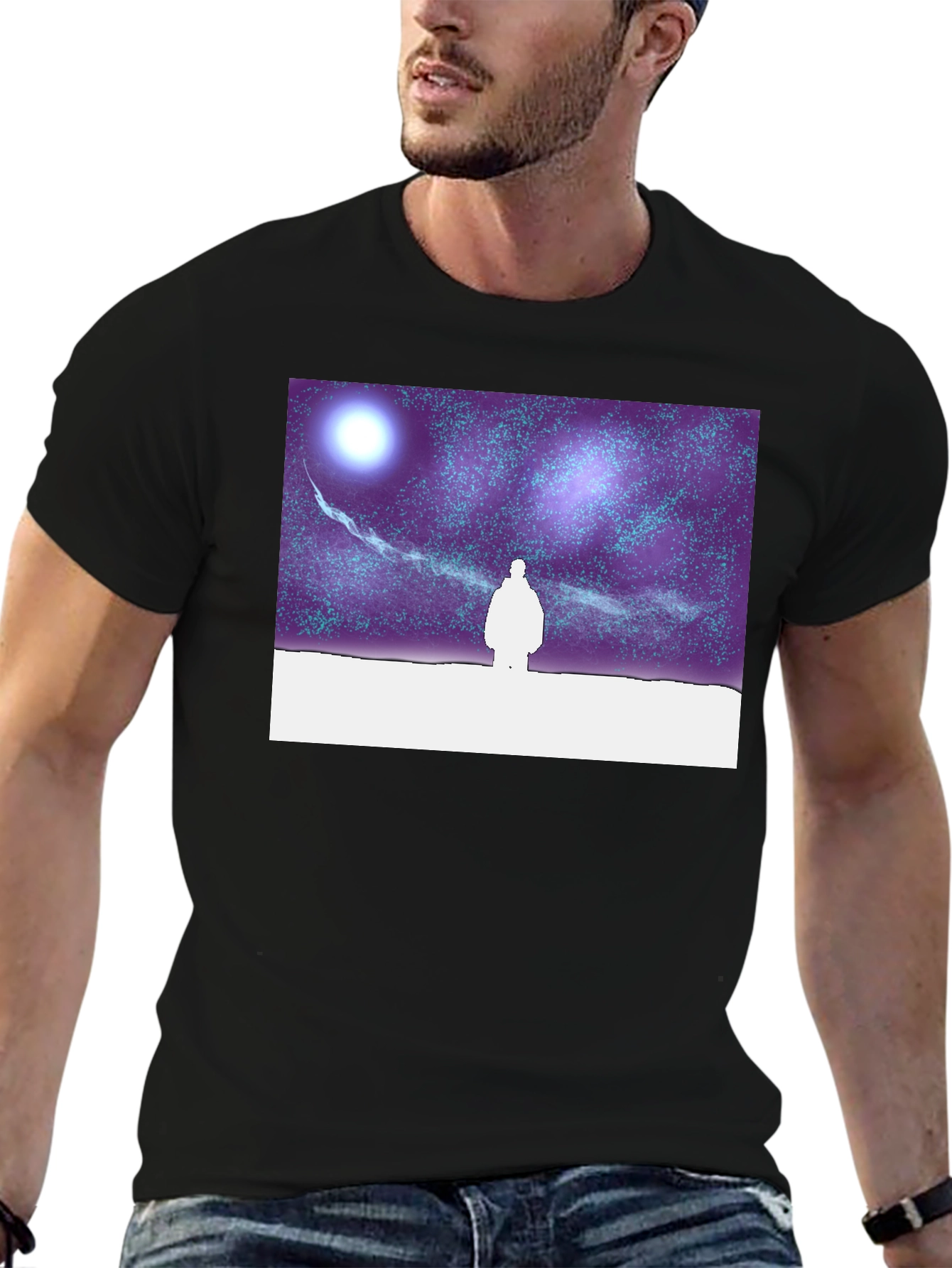 Starry Night Silhouette T-Shirt