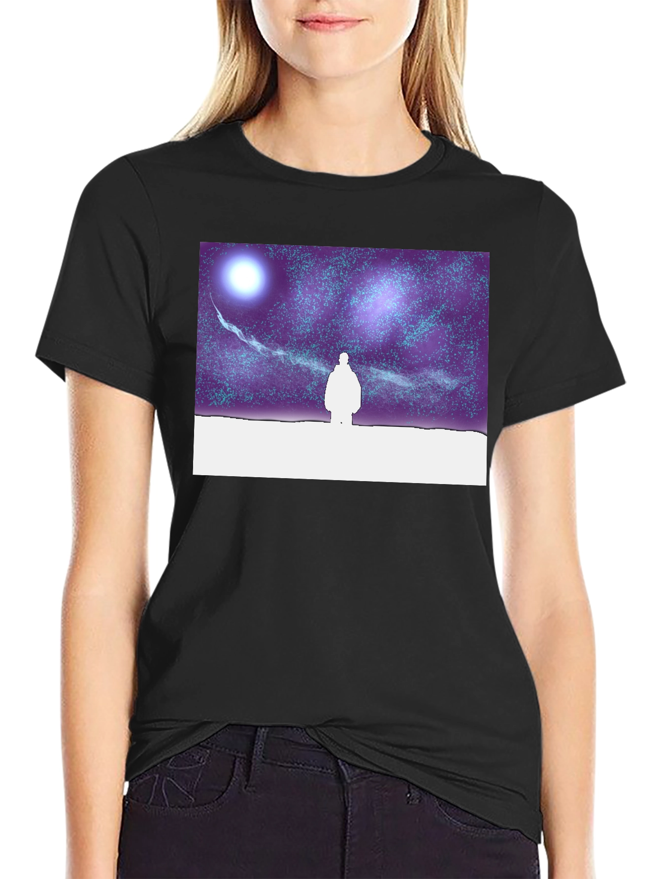 Starry Night Silhouette T-Shirt