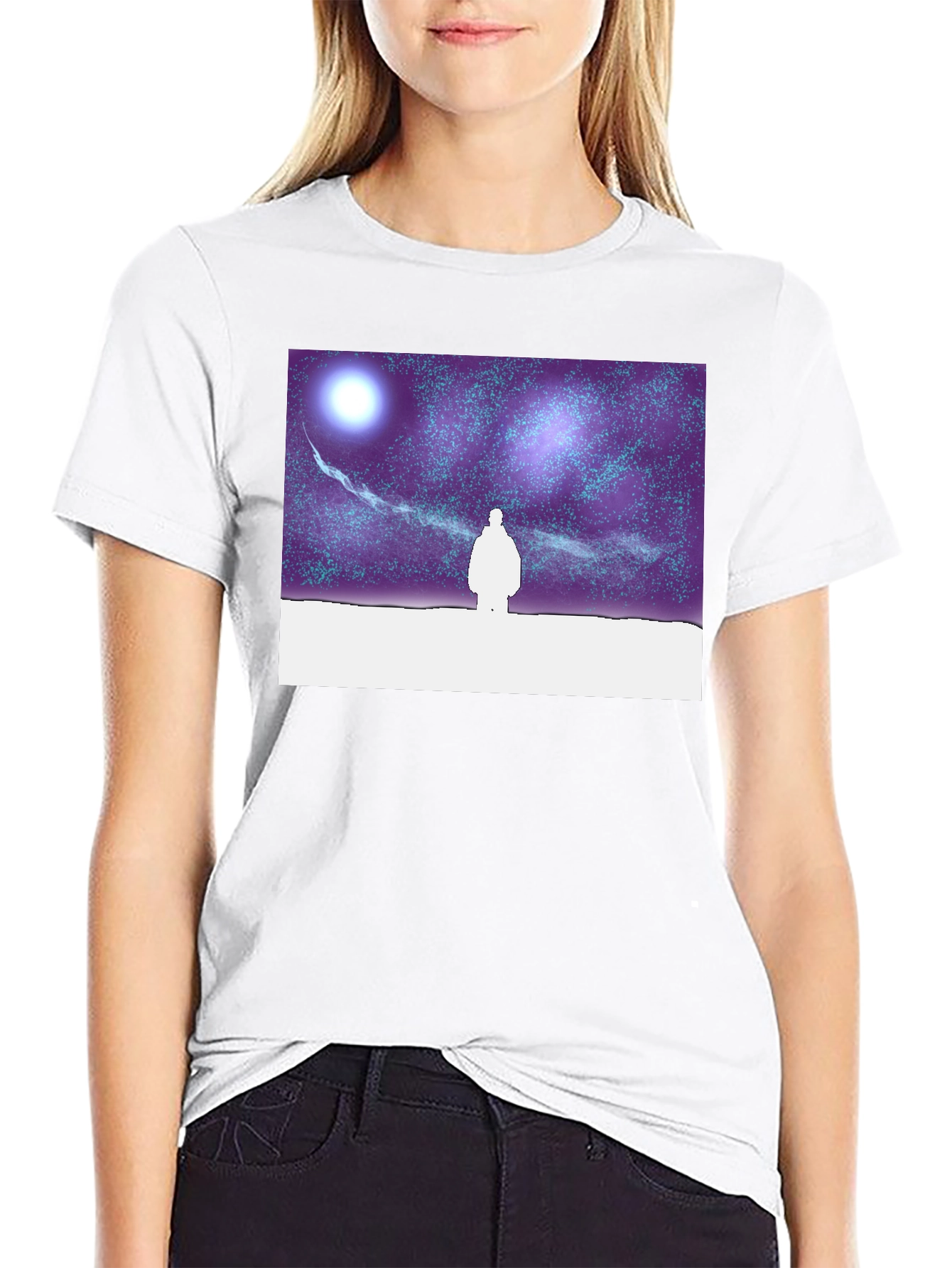 Starry Night Silhouette T-Shirt