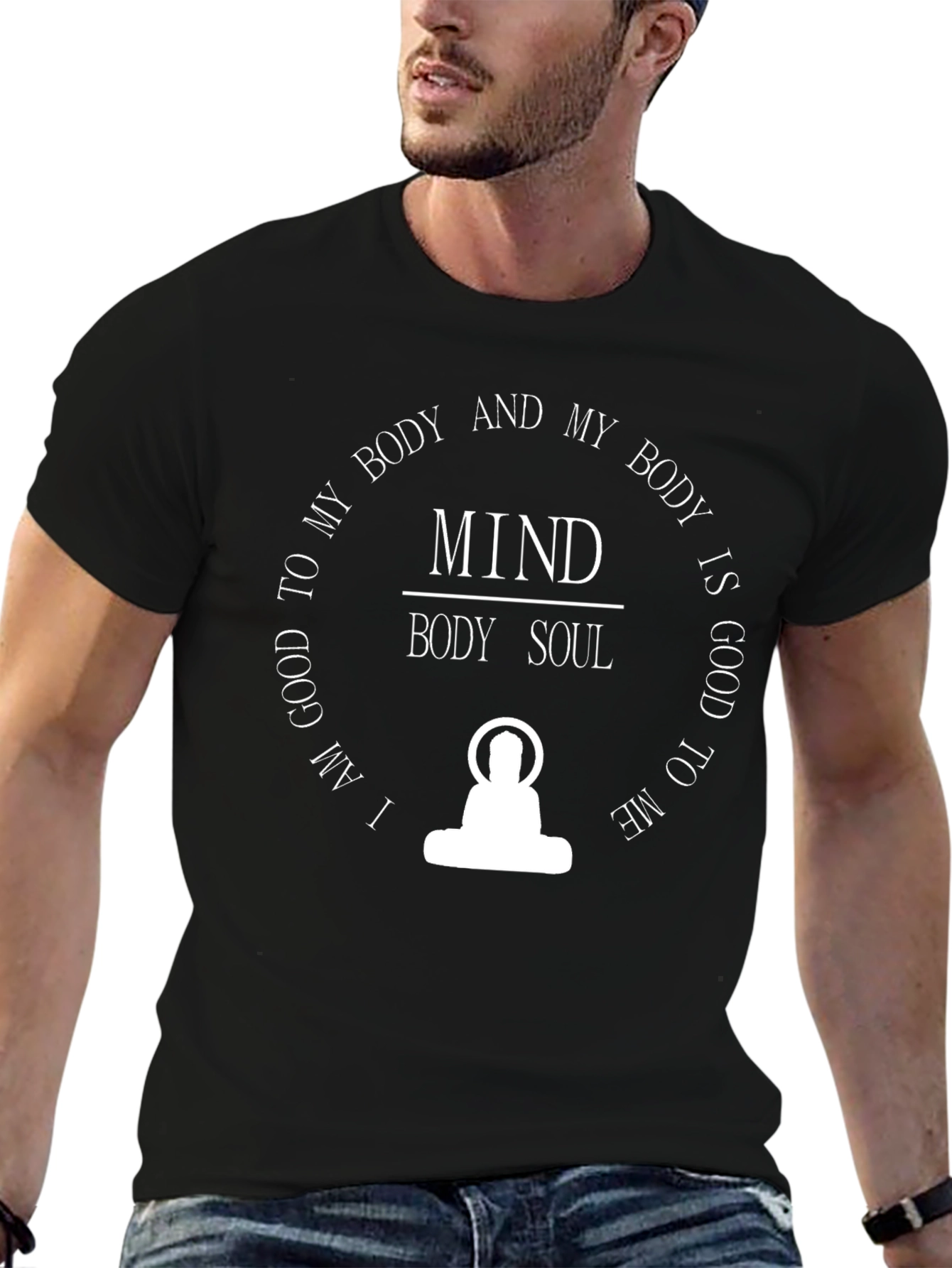 Mind Body Soul T-Shirt - Meditation Zen Tee