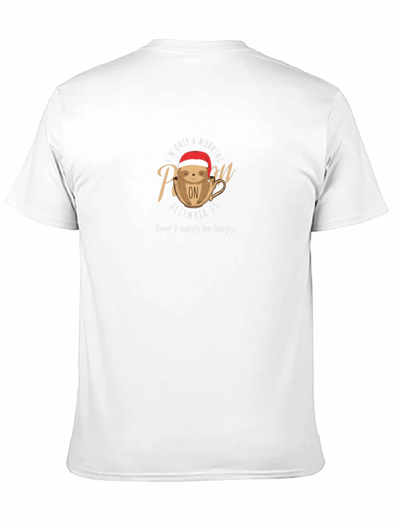 Lazy Sloth Christmas Graphic Tee