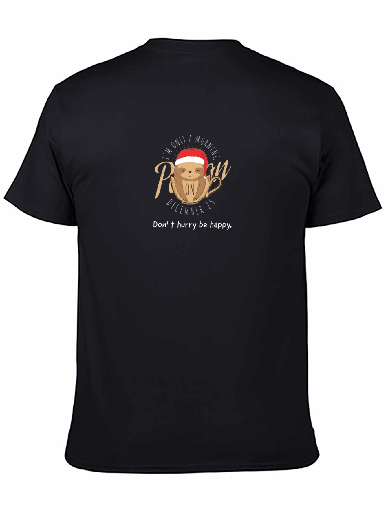 Lazy Sloth Christmas Graphic Tee