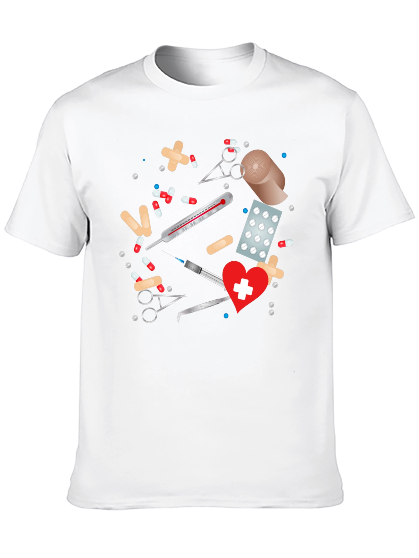 Medical Theme Graphic Tee