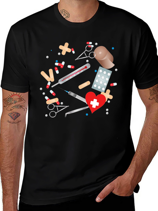 Medical Theme Graphic Tee