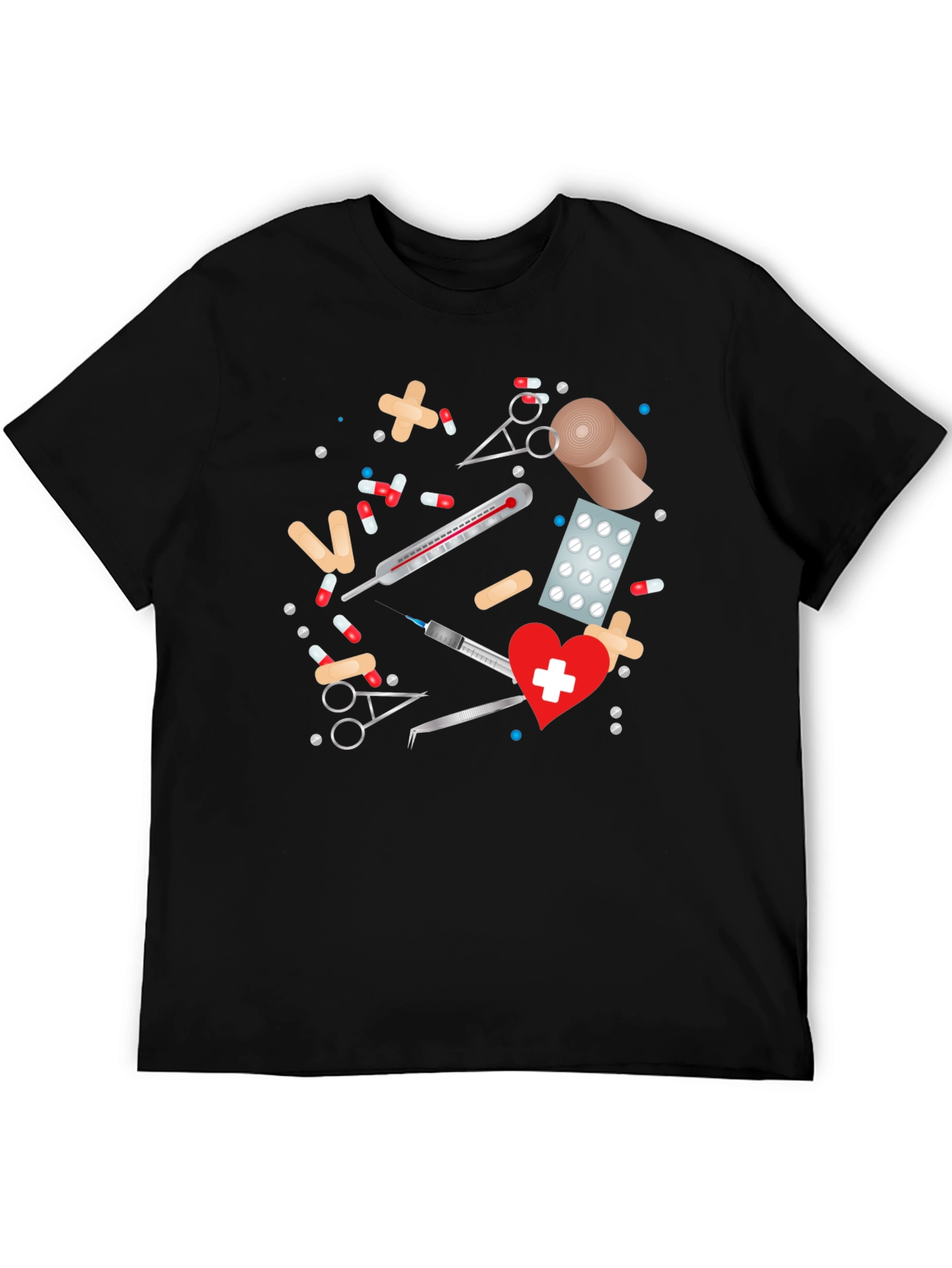 Medical Theme Graphic Tee