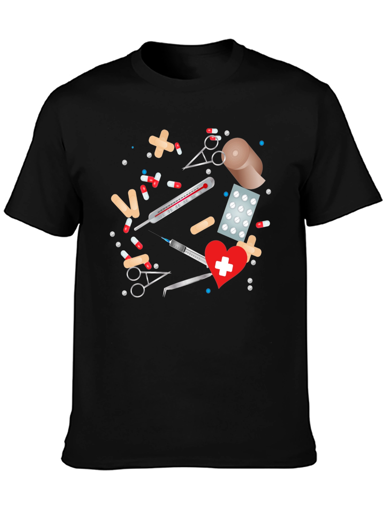 Medical Theme Graphic Tee