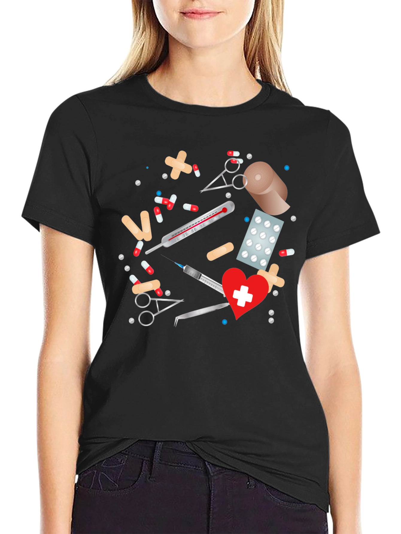 Medical Theme Graphic Tee
