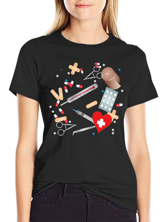 Medical Theme Graphic Tee