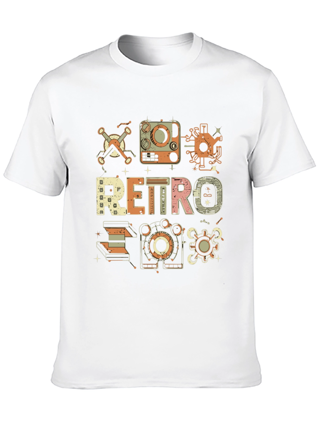 Retro Tech Graphic T-Shirt