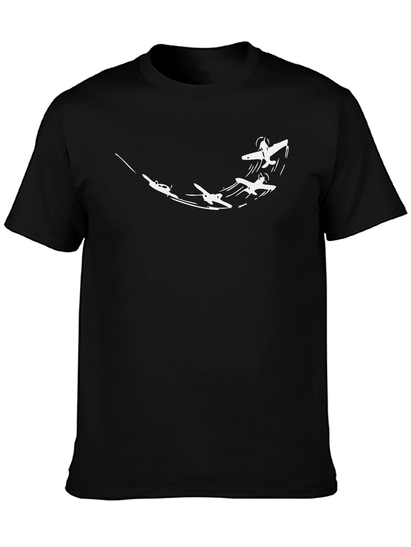 Aviation Flight Formation Graphic T-Shirt