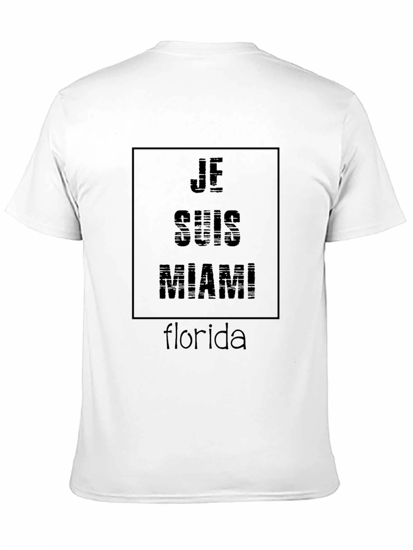 Je Suis Miami Black T-Shirt